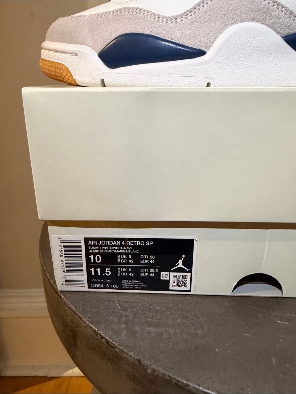 Nike Air Jordan 4 Retro SB Navy – Size 10 – Brand New - Picture 7 of 10